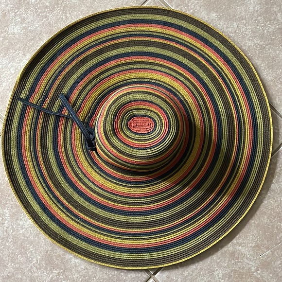 23 Inch Striped Beach Hat San Diego Sun Hat Co - Picture 3 of 5